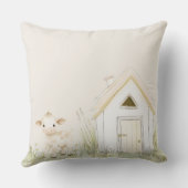 Boerderijdieren Weide Vrienden Baby Kussen (Achterkant)