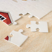Boerderijdierenschuurpatroon Legpuzzel (Zijkant)