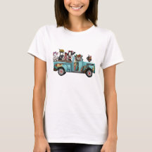 Boerderijdierentruckshirt voor verjaardagscadeau v