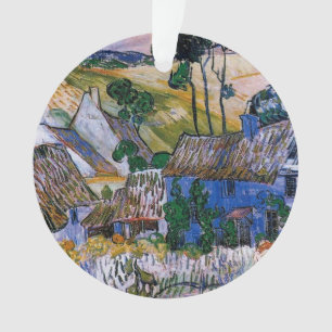 Boerderijen bij Auvers door Vincent van Gogh Ornament
