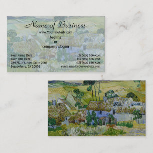 Boerderijen bij Auvers door Vincent van Gogh Visitekaartje