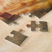 Boerderijen bij zonsopgang Legpuzzel (Zijkant)