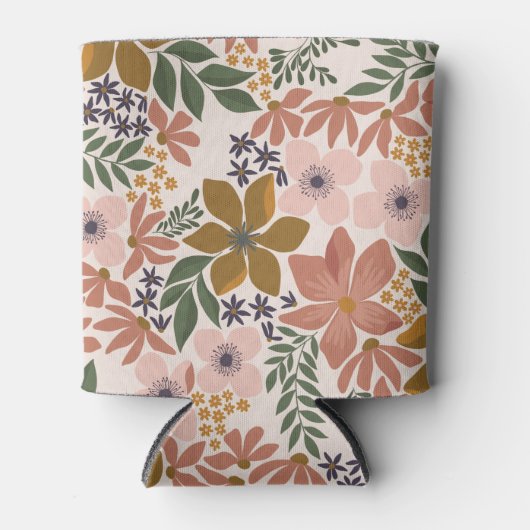 Boerderijen bloem blikjeskoeler (Voorkant)