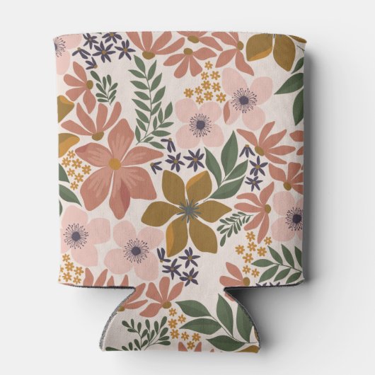 Boerderijen bloem blikjeskoeler (Achterkant)