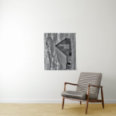 Boerderijen | BW Amerikaanse vlag Schuur scène Wandkleed (In situ)