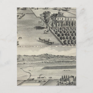 Boerderijen, Capay Valley, Madison Briefkaart
