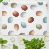 Boerderijen eieren Keukendoek Theedoek (Gevouwen)