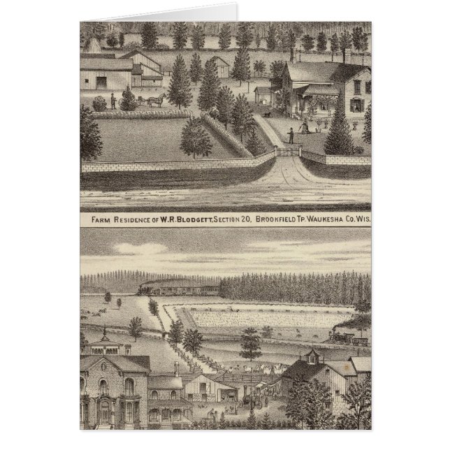 Boerderijen en ingezetenschap van WR Blodgett & GC (Voorkant)