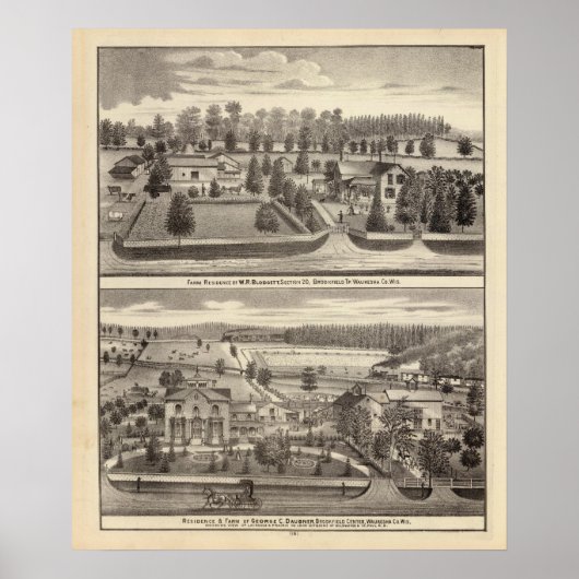 Boerderijen en ingezetenschap van WR Blodgett & GC Poster (Voorkant)