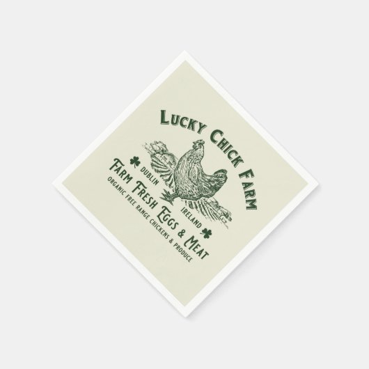  BOERDERIJEN HUIS LUCKY CHICK BOERDERIJ PAPIER SERVET (Hoek)