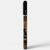 Boerderijen paard met een cowboy Pet Case-Mate iPhone Case (Achterkant / Links)