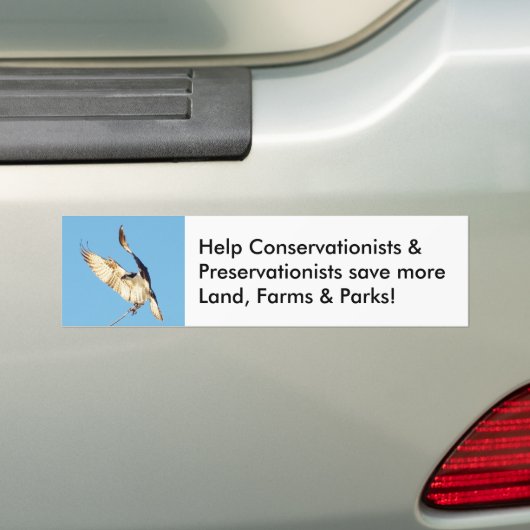 Boerderijen parken Bumpersticker (Op auto)