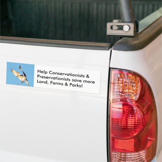 Boerderijen parken Bumpersticker (Op Truck)