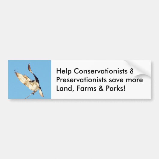 Boerderijen parken Bumpersticker (Voorkant)