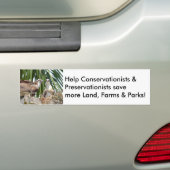 Boerderijen parken Bumpersticker (Op auto)