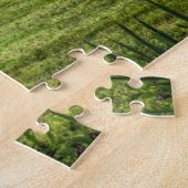 Boerderijen | Rode Barn en Silo in de lente van Ji Legpuzzel (Zijkant)