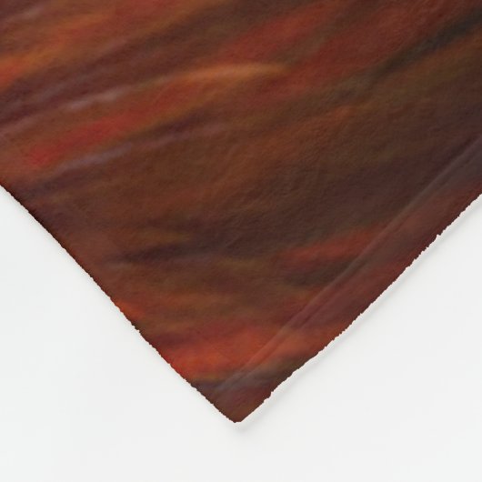 Boerderijen | Rooster Head Shot Fleece Deken (Hoek)