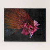Boerderijen | Rooster Head Shot Legpuzzel (Horizontaal)