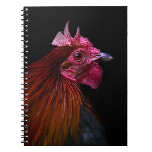 Boerderijen | Rooster Head Shot Notitieboek (Voorkant)