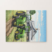 Boerderijen trekker puzzel legpuzzel (Horizontaal)