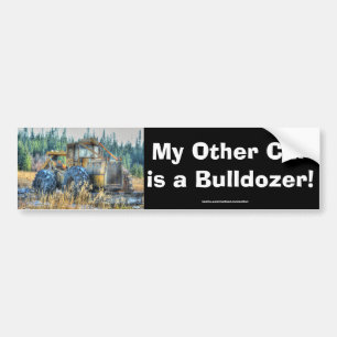 Boerderijen, trekkers, rugleuningen, Boerderijen Bumpersticker