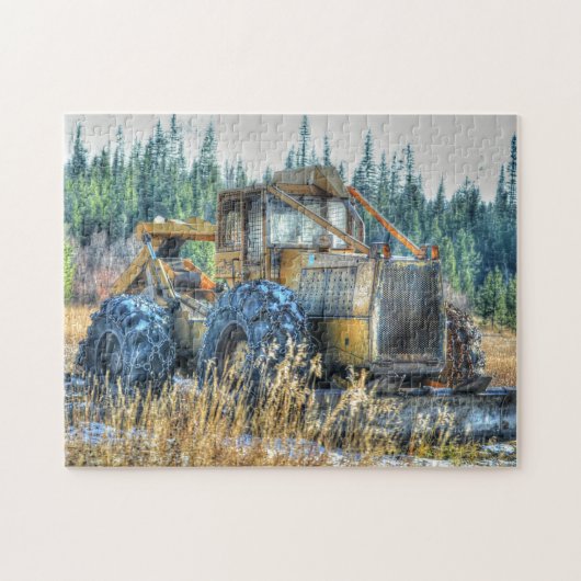 Boerderijen, trekkers, rugleuningen, Boerderijen Legpuzzel (Horizontaal)