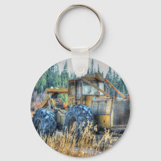 Boerderijen, trekkers, rugleuningen, Boerderijen Sleutelhanger (Voorkant)