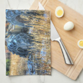 Boerderijen, trekkers, rugleuningen, Boerderijen Theedoek (Quarter Fold)