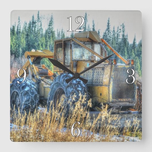 Boerderijen, trekkers, rugleuningen, Boerderijen Vierkante Klok (Voorkant)