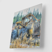 Boerderijen, trekkers, rugleuningen, Boerderijen Vierkante Klok (Hoek)