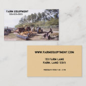  Boerderijen trekkeruitrusting Visitekaartje (Voorkant / Achterkant)