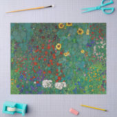 Boerderijen tuin met zonnebloemen van After Gustav Tissuepapier (Craft)