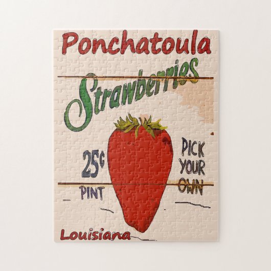 Boerderijen van de Aardbei Pontchartrain, Legpuzzel (Verticaal)