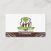 boerderijen van noten, landbouw, boomgaard visitekaartje (Voorkant)