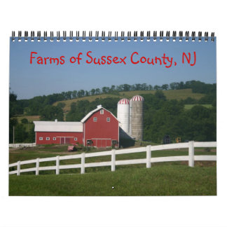 Boerderijen van Sussex County NJ Agenda 2014 Kalender