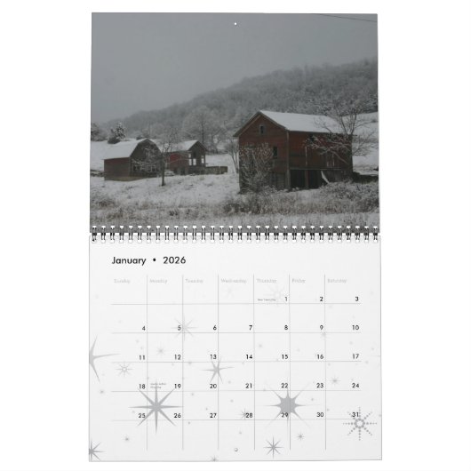 Boerderijen van Sussex County NJ Kalender 2013 (Jan 2026)