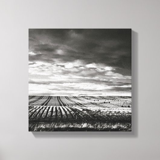 boerderijen velden canvas afdruk (Voorkant)