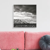 boerderijen velden canvas afdruk (Insitu (Woonkamer))
