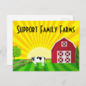Boerderijen voor de supportreeks briefkaart (Voorkant / Achterkant)
