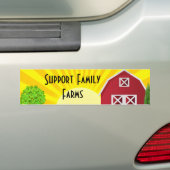 Boerderijen voor de supportreeks bumpersticker (Op auto)