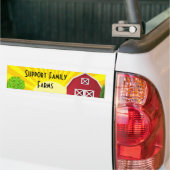 Boerderijen voor de supportreeks bumpersticker (Op Truck)
