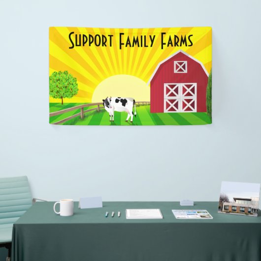 Boerderijen voor de supportreeks spandoek (Beurs)