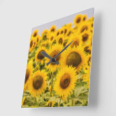 Boerderijen | Zonnebloemveld Vierkante Klok (Hoek)