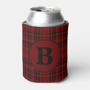BOERDERIJERODEN GINGHAM RUITJES PATROON BLIKJESKOELER