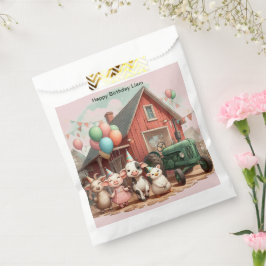 Boerderijfeest Papieren Zakken 🐮🌾 Bedankzakje