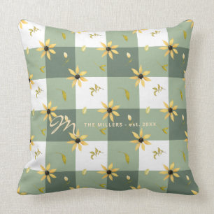  boerderijflora groene buffels controle kussen