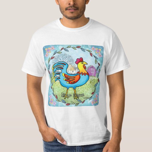 Boerderijhaan T-shirt (Voorkant)