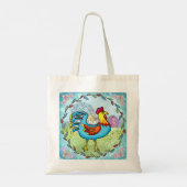 Boerderijhaan Tote Bag (Achterkant)