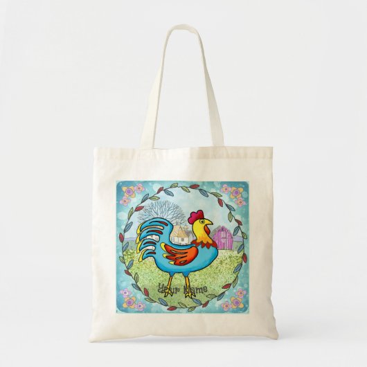 Boerderijhaan Tote Bag (Voorkant)
