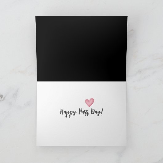 Boerderijkat In Hooinloft Verjaardag Kaart (Binnen)